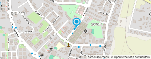 מפת הגעה אל בית ספר מ"מ קהילתי "יובלים"