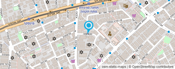 מפת הגעה אל מוסך אלמוג