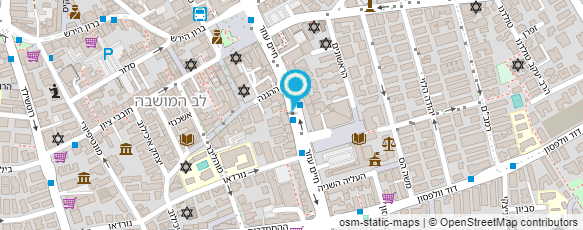 מפת הגעה אל מרכז הפרי והירק