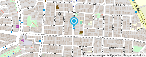 מפת הגעה אל פרופ' טידר מרטין