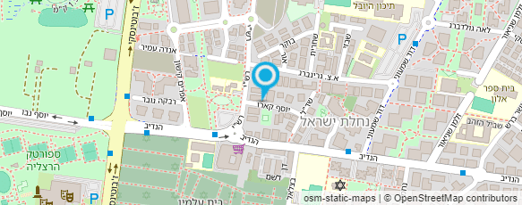 מפת הגעה אל ציונה צ'רני עיצוב פנים