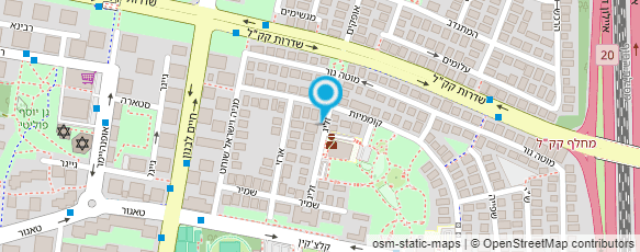 מפת הגעה אל ד"ר וקסמן יגאל