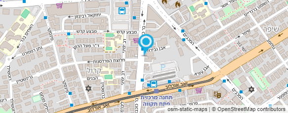 מפת הגעה אל מוסך אריה נע מפת הגעה אל מוסך אריה נע