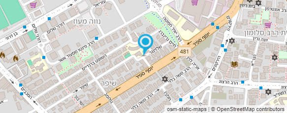 מפת הגעה אל בית ספר "שיפר"