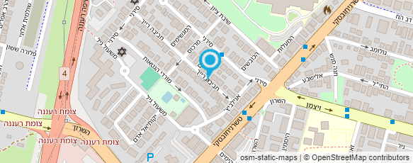 מפת הגעה אל יערי אריה