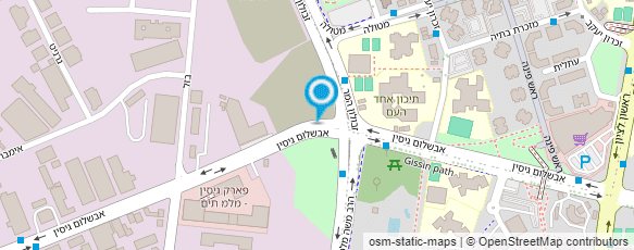 מפת הגעה אל ביה"ס התיכון ע"ש אחד העם