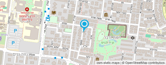 מפת הגעה אל פרופ' קוט איתמר מפת הגעה אל פרופ' קוט איתמר