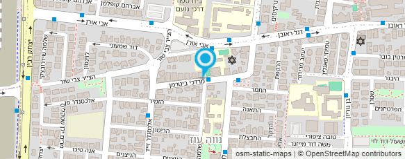 מפת הגעה אל חטיבת ביניים ע"ש ד. בן-גוריון