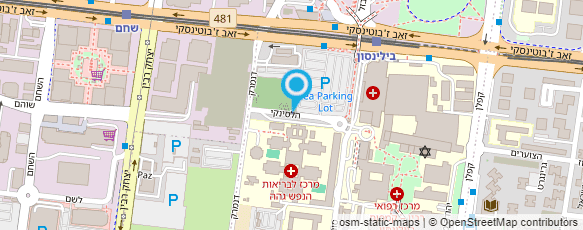 מפת הגעה אל בי"ח פסיכיאטרי "גהה"