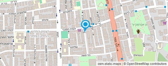 מפת הגעה אל פרופ' למפל יאיר