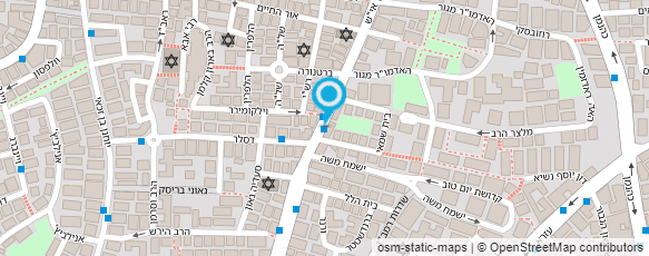 מפת הגעה אל מוסדות נשי אגודת ישראל ת"א