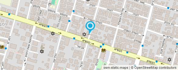 מפת הגעה אל אוסנת מרדכי