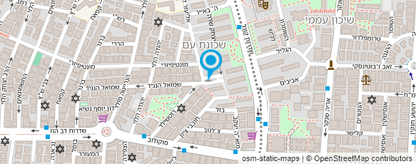 מפת הגעה אל פלאט; לוין; בן עמי - עו"ד