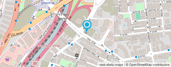 מפת הגעה אל אבן חן יהודית