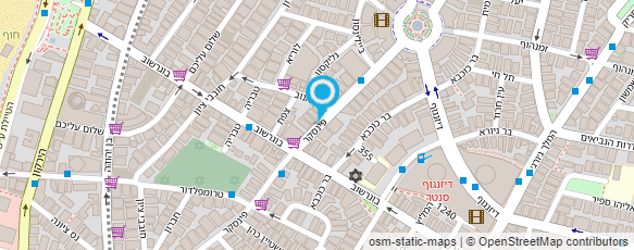 מפת הגעה אל פרופ'  סדן אוסקר