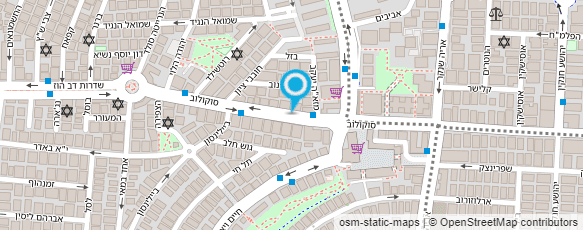 מפת הגעה אל משה עיצוב שיער