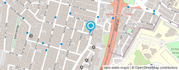 מפת הגעה אל א.א. פגושים