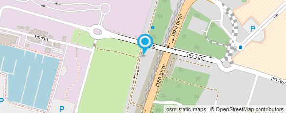 מפת הגעה אל נמל התעופה חיפה