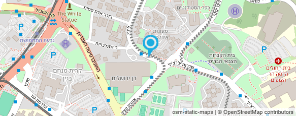 מפת הגעה אל ג'רוזלם דן ספא