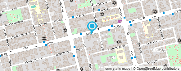 מפת הגעה אל גלוכובסקי הרב מנחם מענדל