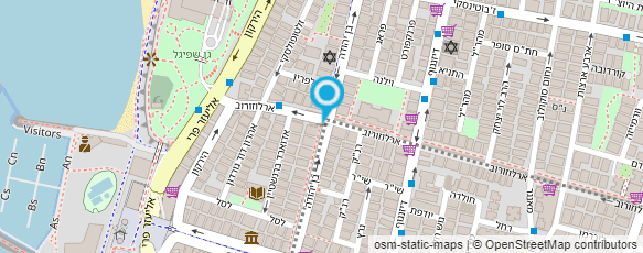 מפת הגעה אל גנים טורס תל-אביב