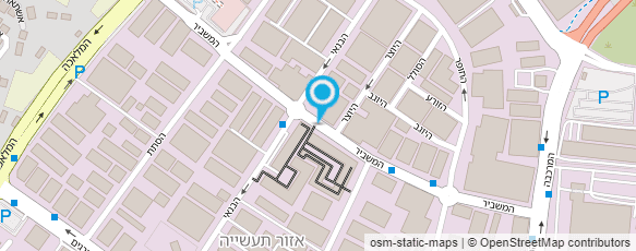 מפת הגעה אל מוסך אומן מוטורס