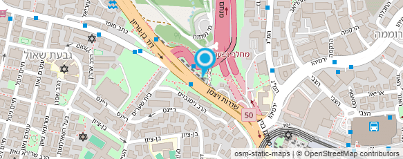 מפת הגעה אל תחנת דלק פז