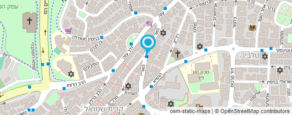 מפת הגעה אל מרכז טאוב לחקר המדיניות החברתית בישראל