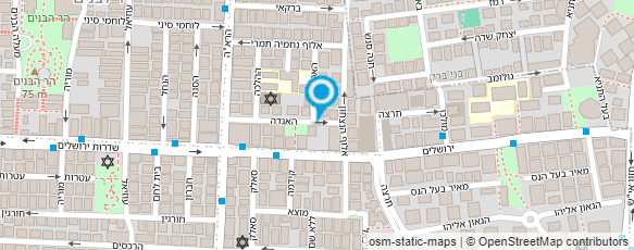 מפת הגעה אל גן צמרת