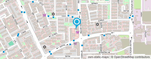 מפת הגעה אל מכבסת יעל