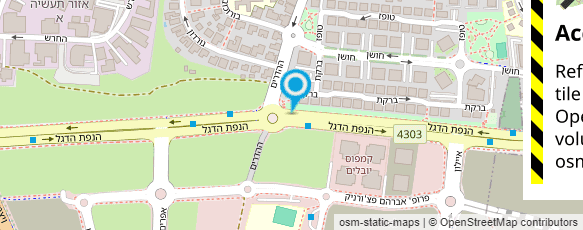 מפת הגעה אל קדמון אורנה - אדריכלית
