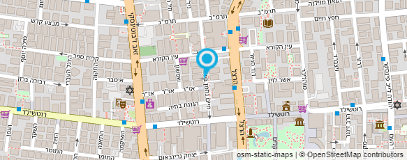 מפת הגעה אל כהן פרופ' אריה