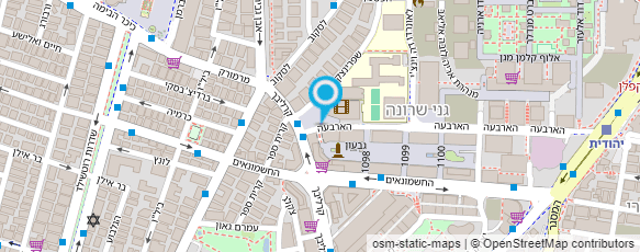 מפת הגעה אל א.מ.י. - אגודת אמני ישראל