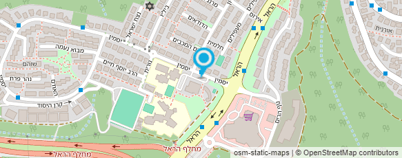 מפת הגעה אל חטיבת ביניים מבשרת ציון