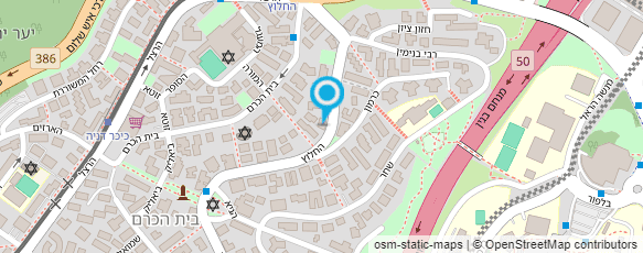 מפת הגעה אל שחר חיים אדריכלים