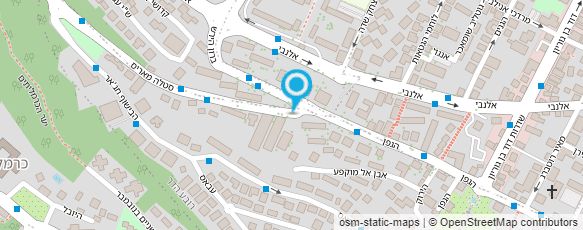 מפת הגעה אל הרכבל חיפה בע"מ