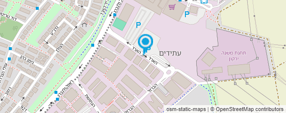 מפת הגעה אל פורה יעקבי קרני אדריכלים