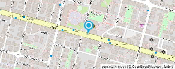 מפת הגעה אל ד"ר בלומנטל מיכאל