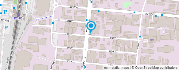 מפת הגעה אל מוסכי שיא נתניה בע"מ