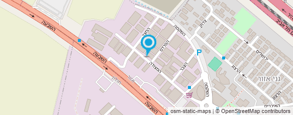 מפת הגעה אל אפרים רובינשטיין כימיקלים בע"מ