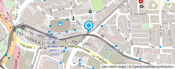 מפת הגעה אל משרד התשתיות הלאומיות