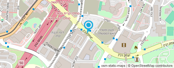 מפת הגעה אל משרד החוץ