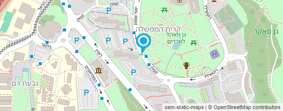 מפת הגעה אל משרד הפנים