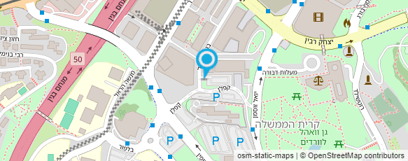 מפת הגעה אל משרד התיירות