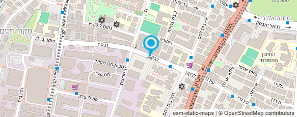 מפת הגעה אל הקרן לירושלים