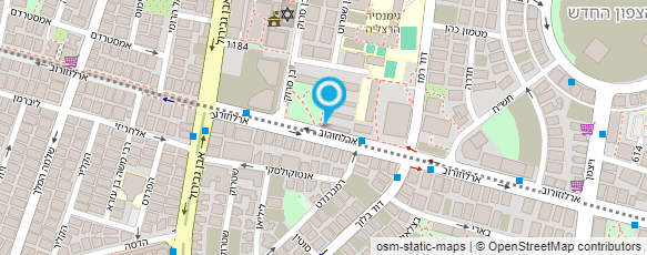 מפת הגעה אל הסתדרות המהנדסים בישראל