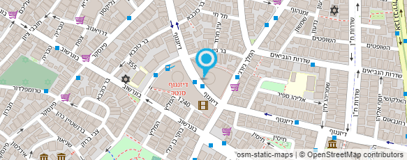 מפת הגעה אל חניון רכב די. סי. בע"מ