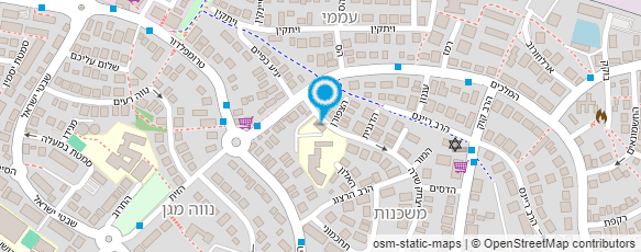 מפת הגעה אל חטיבת ביניים "נוה מגן"