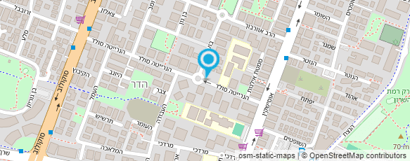 מפת הגעה אל הדר