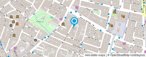 מפת הגעה אל גן תות